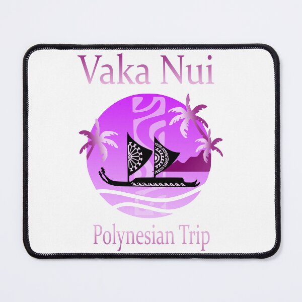 Item preview, VAKA NUI - double pirogue (violet) designed and sold by Nesian-Tahiti.