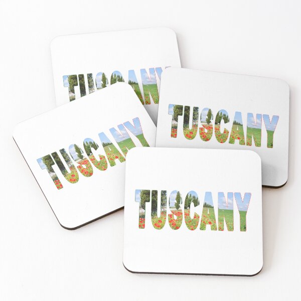 Item preview, TUSCANY - Italy Poppy Fields with Pencil Pines designed and sold by Adam Gormley.