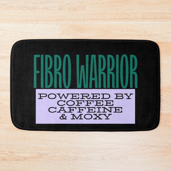 Item preview, FIBRO WARRIOR: Powered by Coffee, Caffeine, and Moxy designed and sold by LizzyLooDoo Designs.