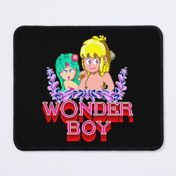 Item preview, WONDER BOY (80s arcade intro pixel art) designed and sold by frikybomb.