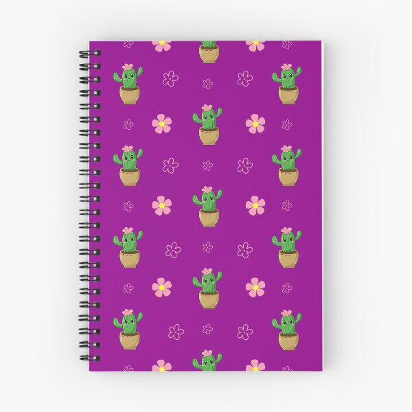 Item preview, Cute Purple Cactus Pink Flower  designed and sold by HoneyBlizz.