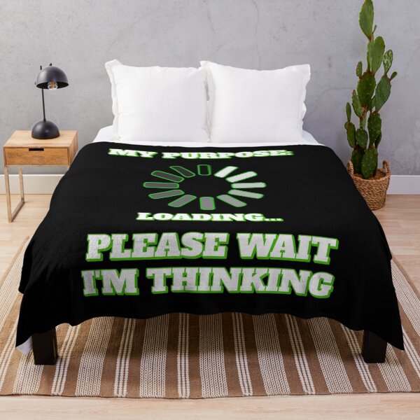 Item preview, My Purpose: Please Wait I'm Thinking - Funny Statement designed and sold by signshirtz.