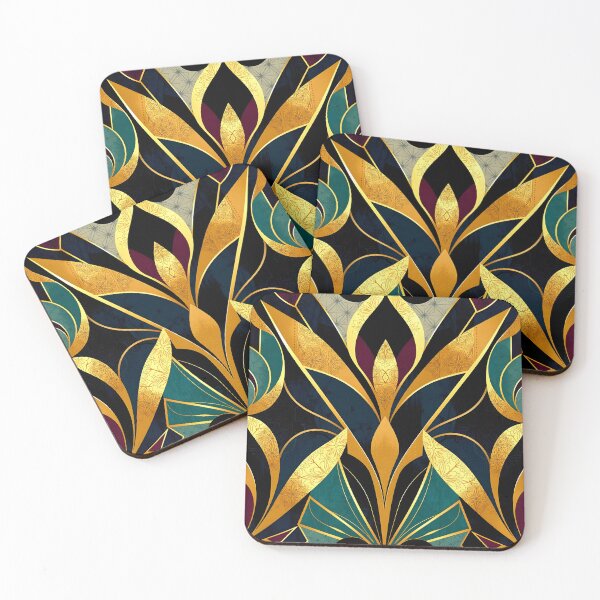 Item preview, Golden Art Deco Elegance  designed and sold by RelinCreates.