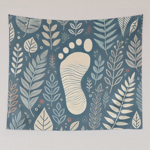 Item preview, Colorful Footprints and Shoes Pattern designed and sold by CitrineLinker.