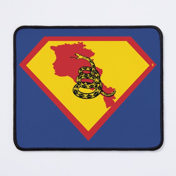 Item preview, ARMENIA - Freedom Is The Superpower - Gadsden Snake Flag - Dont Tread On Me SUPERHERO design designed and sold by pelagio.