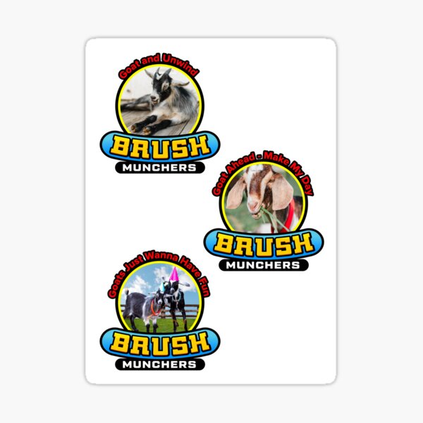 Brush Muncher Stickers Sticker