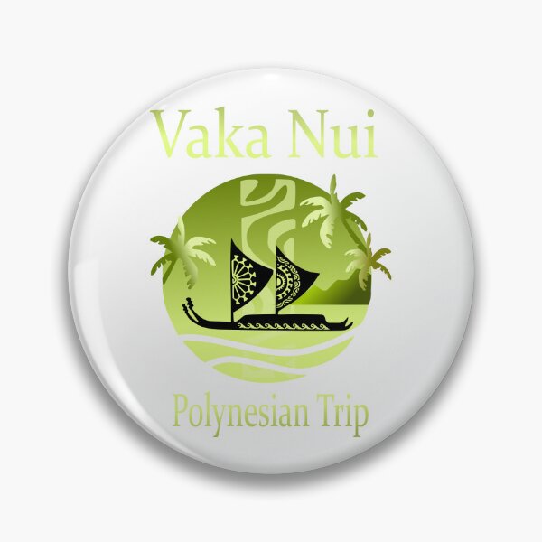 Item preview, VAKA NUI - double canoe (green) designed and sold by Nesian-Tahiti.
