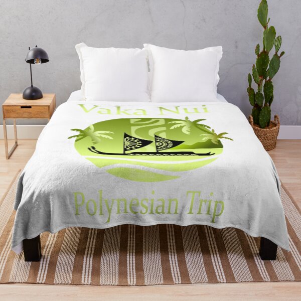 Item preview, VAKA NUI - double canoe (green) designed and sold by Nesian-Tahiti.