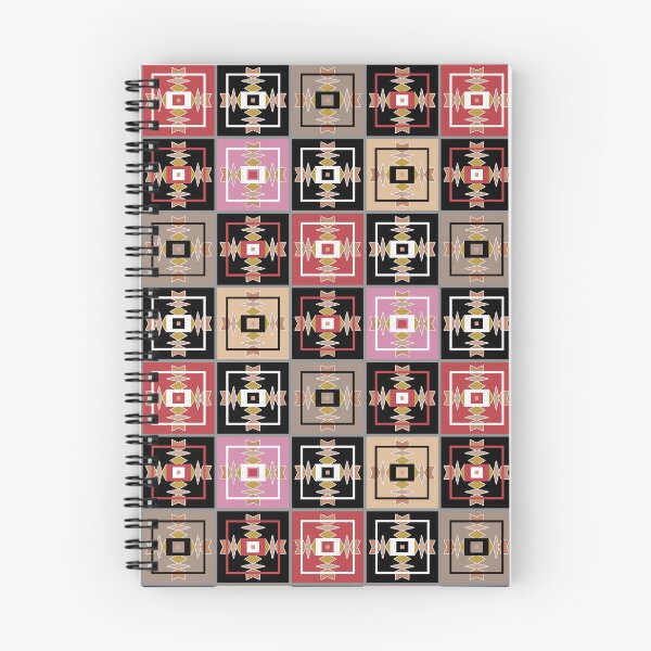 Item preview, colorful patchwork tiles retro sixties designed and sold by fuzzyfox.