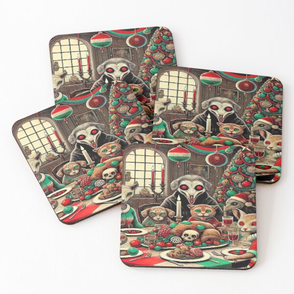 Item preview, Christmas Dinner of Creepy Animals designed and sold by jusyknovoa.