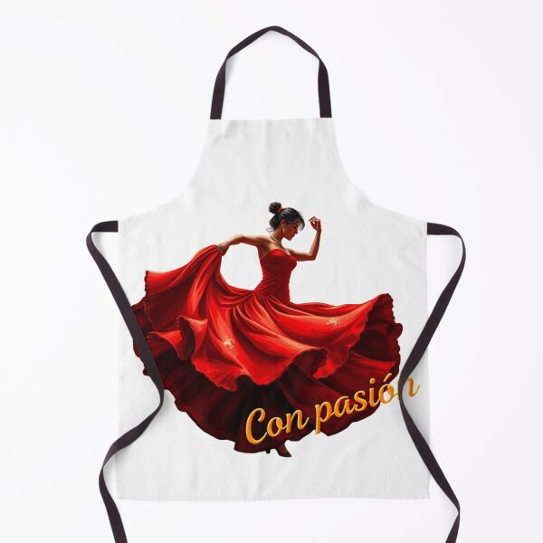 Item preview, Flamenco Dancer in Motion with 'Vive la Vida' Quote designed and sold by AmberHorizon7.