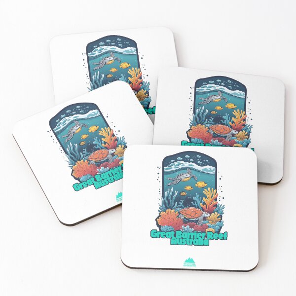 Item preview, Great Barrier Reef - Australia | Iconic Trails and Peaks Series designed and sold by WanderUpNorth.