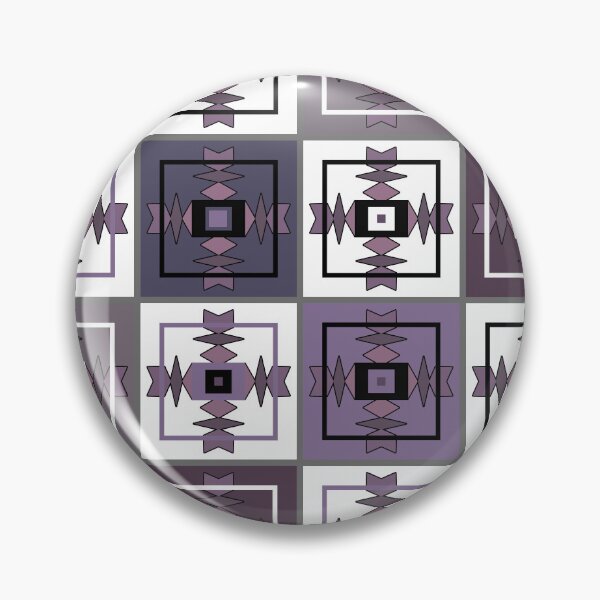 Item preview, colorful patchwork tiles retro sixties designed and sold by fuzzyfox.