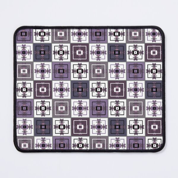 Item preview, colorful patchwork tiles retro sixties designed and sold by fuzzyfox.