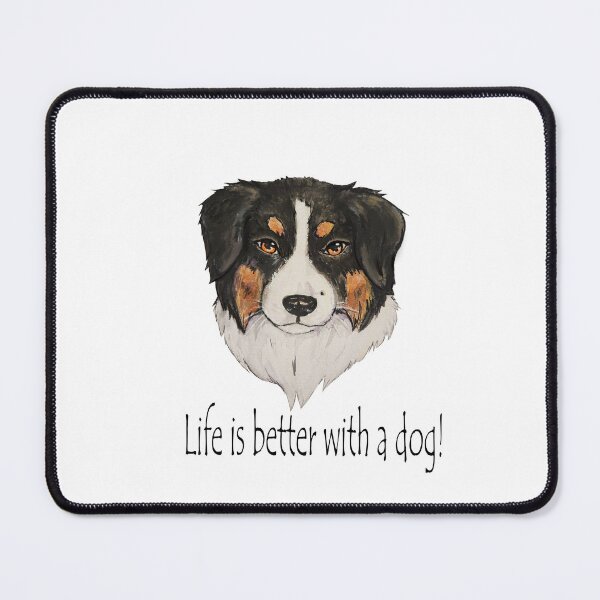 Item preview, life is better with a dog designed and sold by masterkeystudio.
