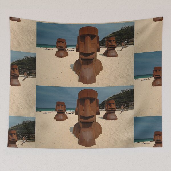 Item preview, Easter Islander Sculptures @ Tamarama Beach 2011 designed and sold by muz2142.