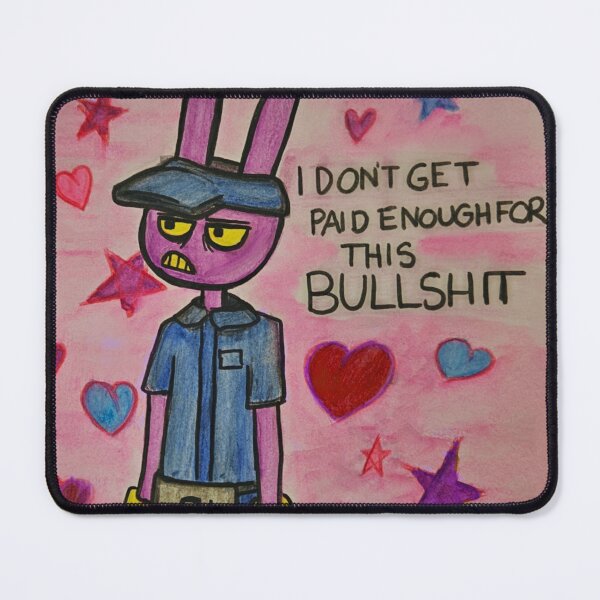 Item preview, Digital Circus Fanart Jax Don't Get Paid Enough  designed and sold by feardeargcrafts.