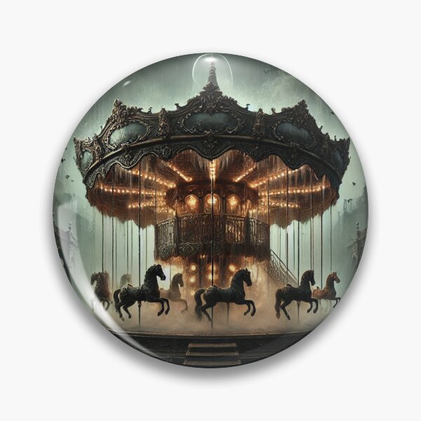Item preview, Haunted Carousel in a Gothic Mist designed and sold by QuirkWears.
