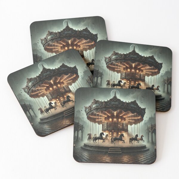 Item preview, Haunted Carousel in a Gothic Mist designed and sold by QuirkWears.