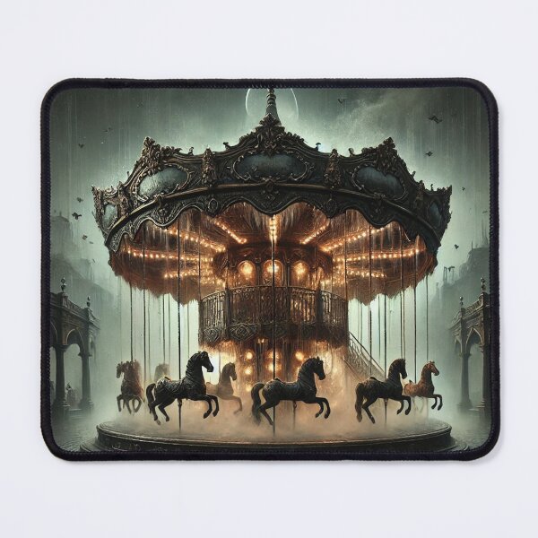 Item preview, Haunted Carousel in a Gothic Mist designed and sold by QuirkWears.