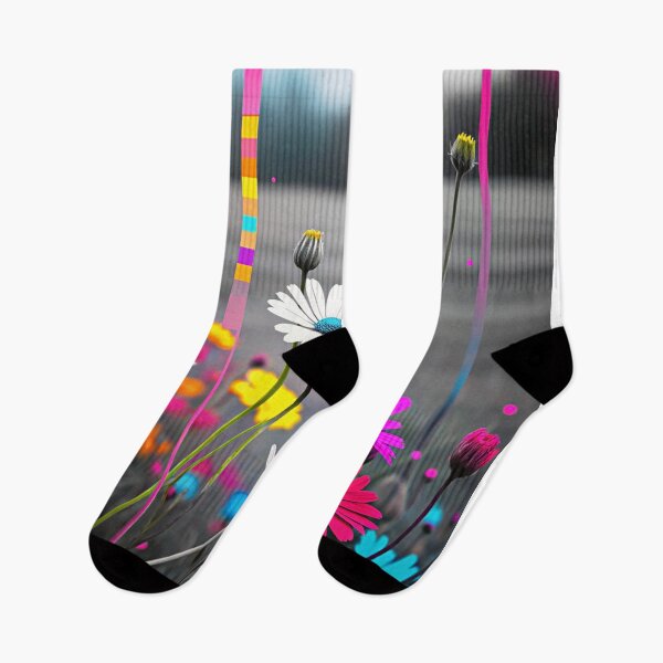 Item preview, Glitch Garden: A Symphony of Wildflowers and Digital Dreams designed and sold by fc2c.