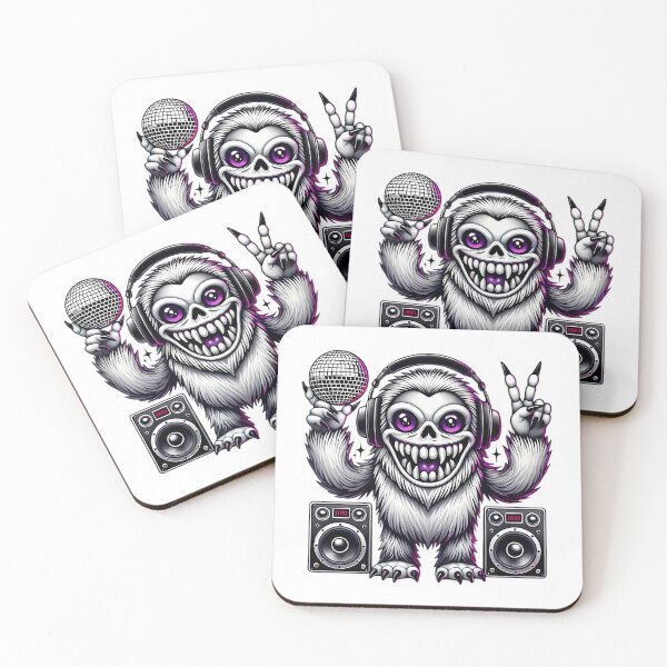 Item preview, Gothic Disco Yeti DJ designed and sold by ArtadoraDesignz.