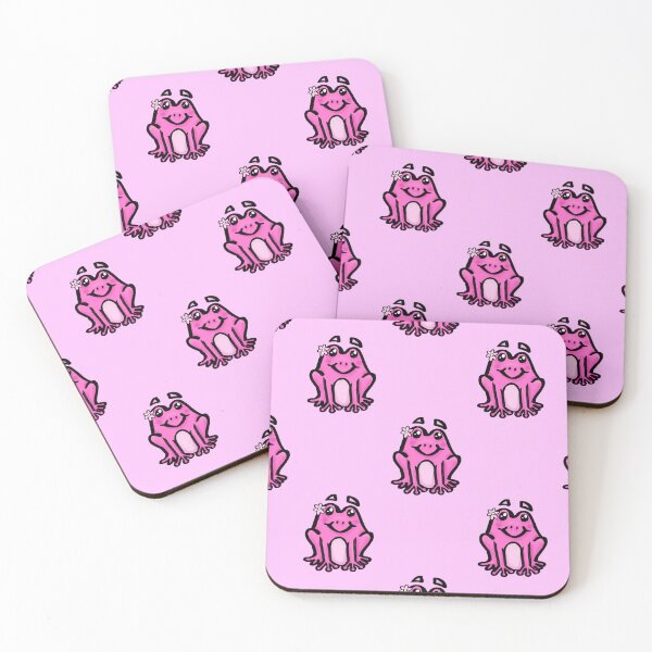 Item preview, Happy pink frog designed and sold by Sky-Sailor-Shop.