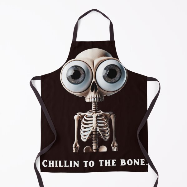 Aperçu de l'œuvre Se détendre jusqu'à l'os. squelette artistique créée et vendue par WearitToday.
