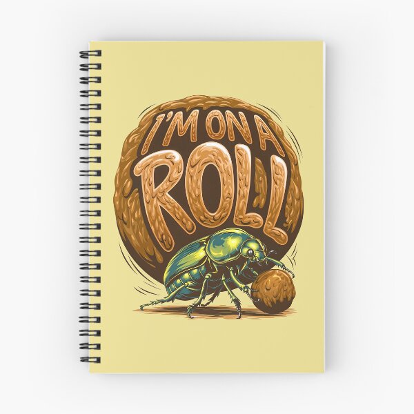 Item preview, I'm On A Roll Funny Dung Beetle Quote designed and sold by TheArtOfPat.