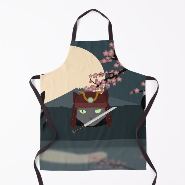 Item preview, Funny Edo Japanese Cats Trio: Ninja, Samurai, Geisha designed and sold by Rosanna Nguyen.