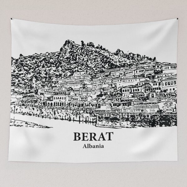 Item preview, Berat - Albania designed and sold by Lakeric Cityscapes.