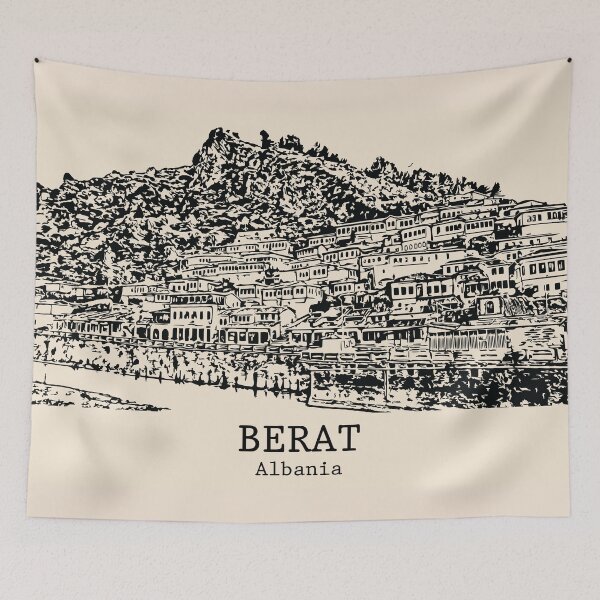 Item preview, Berat - Albania designed and sold by Lakeric Cityscapes.