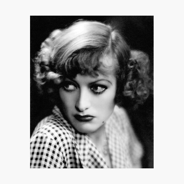 Joan Crawford Rain Photographic Print
