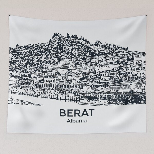 Item preview, Berat - Albania designed and sold by Lakeric Cityscapes.