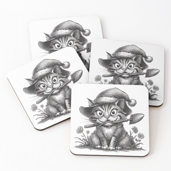 Item preview, CHRISTMAS GREETINGS FROM THE PURR-FECT GARDENER designed and sold by likbatonboot.