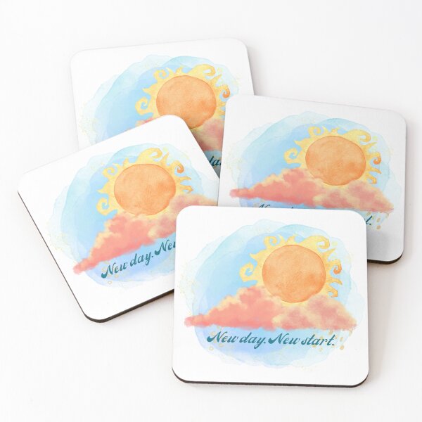 Item preview, New day. New start. Watercolor sky.  designed and sold by KateAngelaArt.