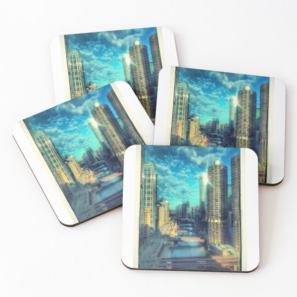 Item preview, View of the Chicago River designed and sold by Rodney Robertson.