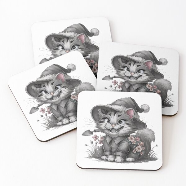 Item preview, CHRISTMAS GREETINGS FROM THE PURR-FECT GARDENER designed and sold by likbatonboot.