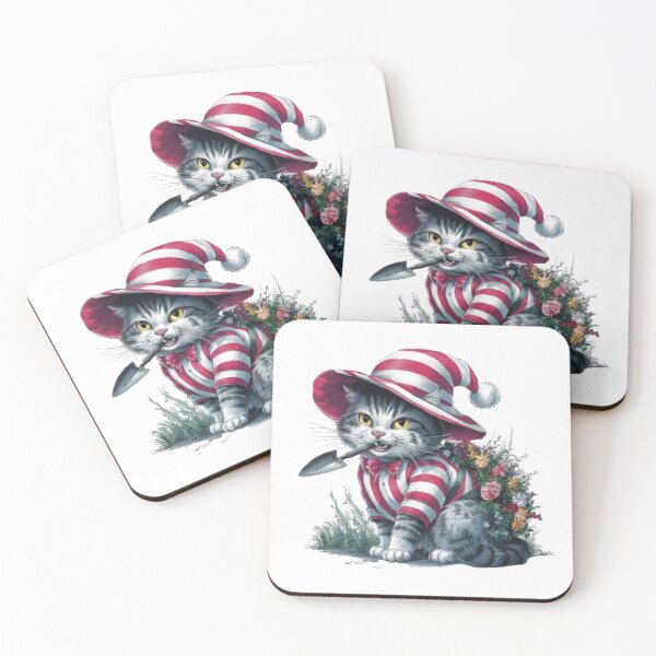 Item preview, CHRISTMAS GREETINGS FROM THE PURR-FECT GARDENER designed and sold by likbatonboot.