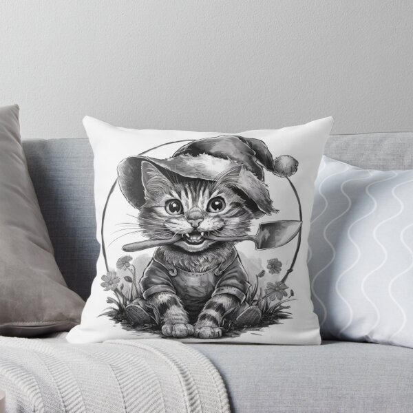 Item preview, CHRISTMAS GREETINGS FROM THE PURR-FECT GARDENER designed and sold by likbatonboot.