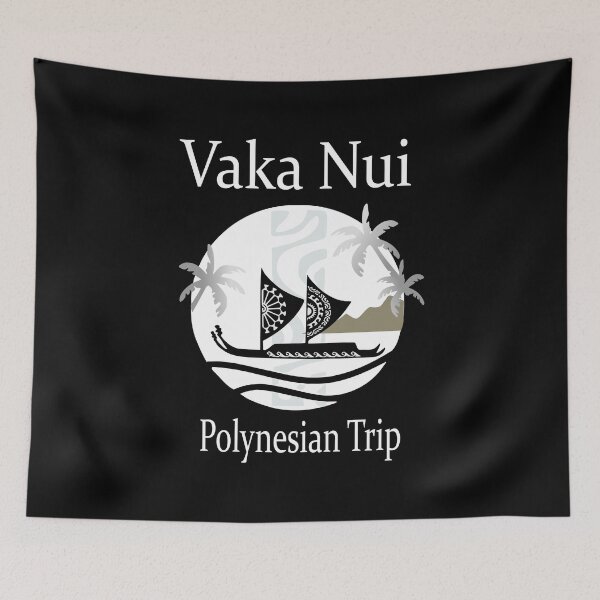 Item preview, VAKA NUI - double canoe (white) designed and sold by Nesian-Tahiti.