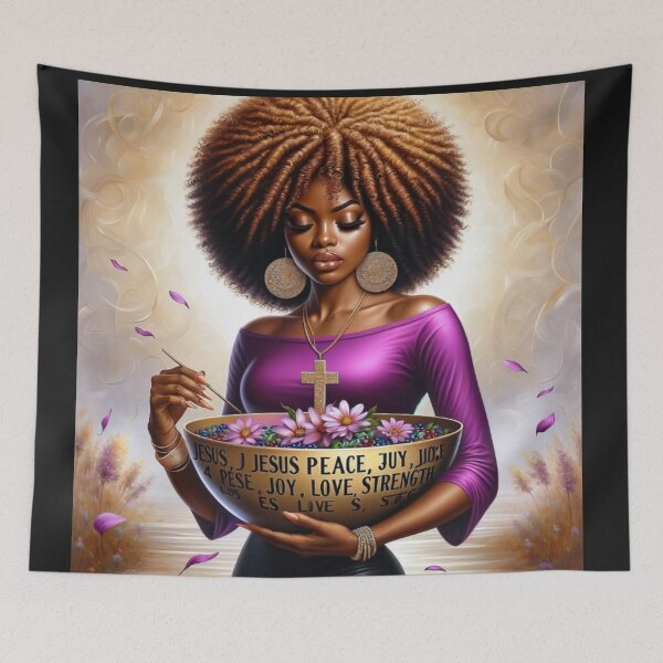 Item preview, Stirring Up The Pot Canvas Art | Christian Artwork | Black History Art | Religious Artwork | Christian Print | Christian Art | Christian Wall Decor designed and sold by Ladymb.