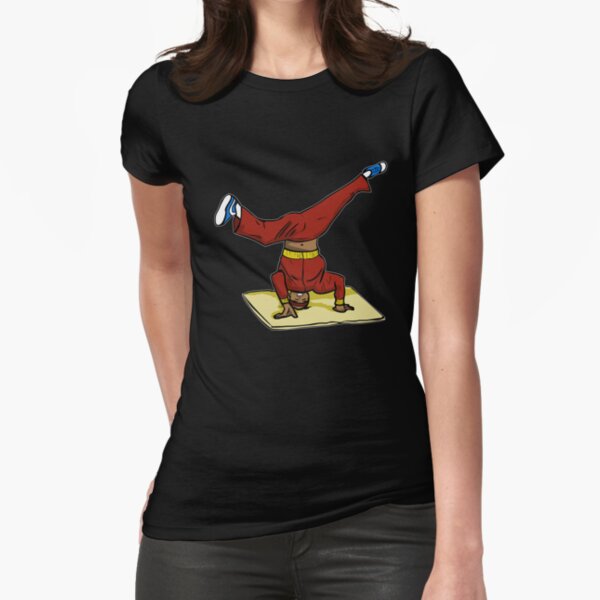 Headspin on Corrugated cardboard Fitted T-Shirt