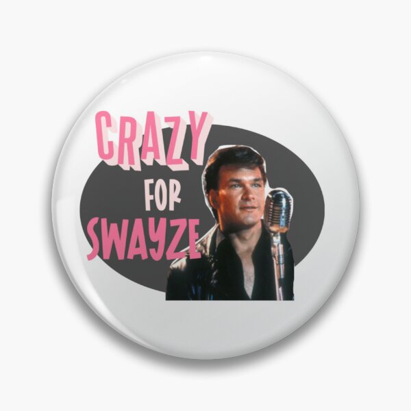 Item preview, "Crazy for Swayze" Retro Design designed and sold by JohnsonGena.