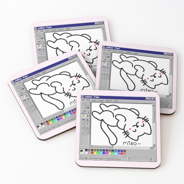 Item preview, Meow-velous 90s: A Purr-fect Pixelated Cat designed and sold by cherrytheory.