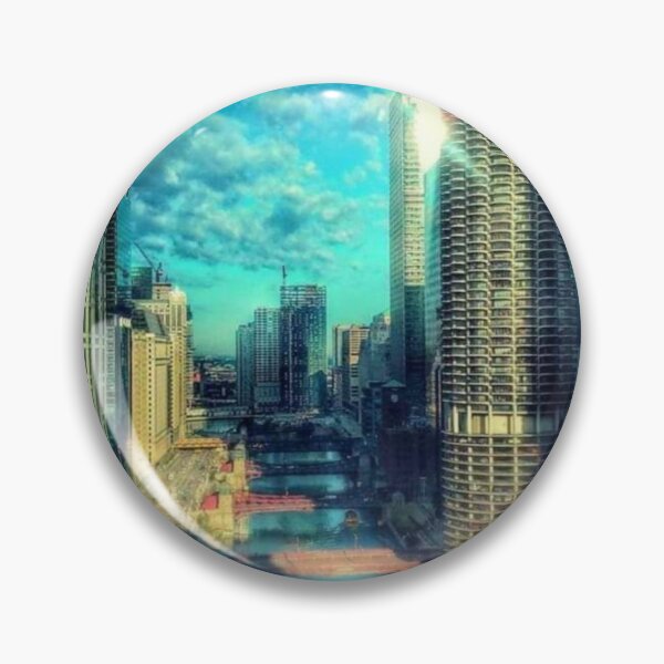 Item preview, View of the Chicago River designed and sold by Rodney Robertson.