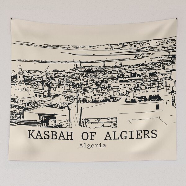 Artikelvorschau, Kasbah von Algier - Algerien entworfen und verkauft von Lakeric Cityscapes.