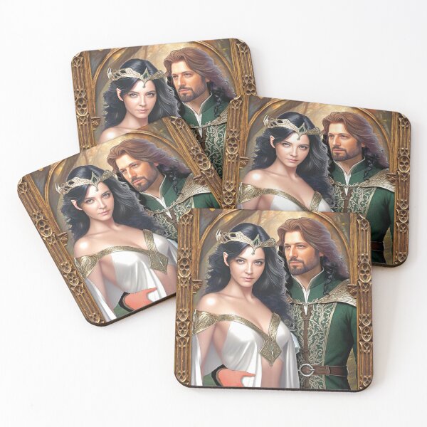 Item preview, Beren and Luthien portret by Dimitrije Kebara designed and sold by Dimisbarbarian.