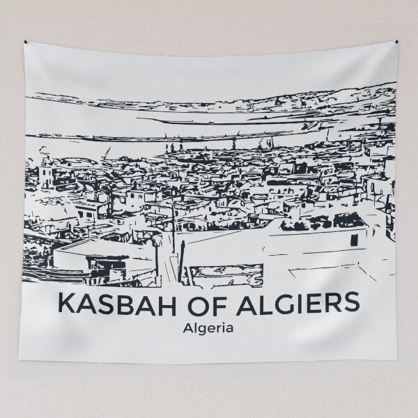 Artikelvorschau, Kasbah von Algier - Algerien entworfen und verkauft von Lakeric Cityscapes.