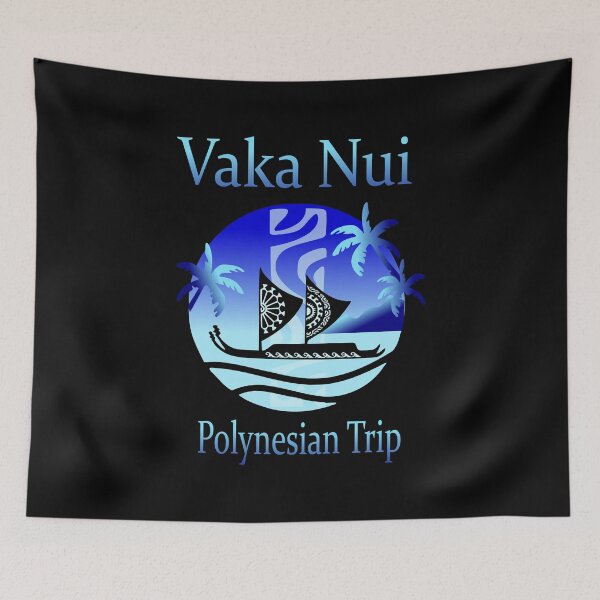Item preview, VAKA NUI - double canoe (blue lagoon) designed and sold by Nesian-Tahiti.